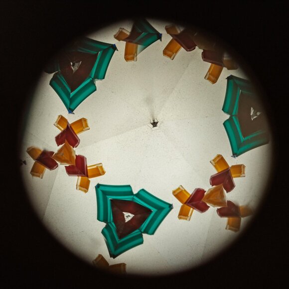 Vintage Solid Brass Kaleidoscope – Unique Educational Gift for Kids, Birthday - Picture 2 of 7